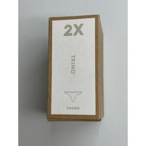 Allbirds NWT Trino Thong Panty Nimbus (Light Cream or Beige) 2X DISCONTINUED